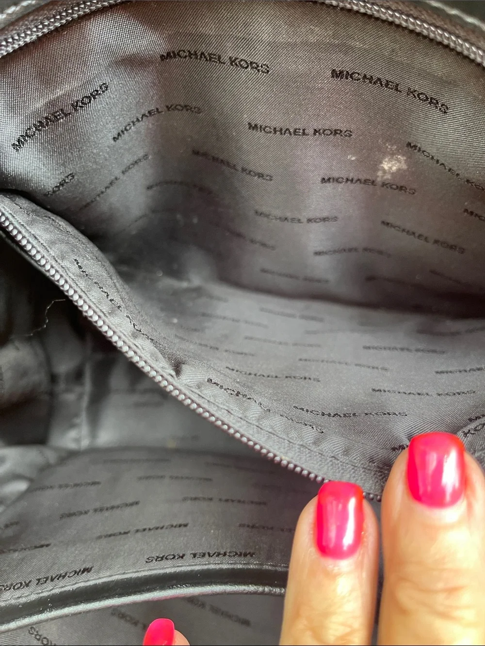 Michael Kors Whitney Black Pebbled Leather Tote